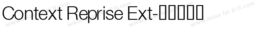 Context Reprise Ext字体转换